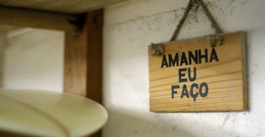 Procrastinação: não deixe para amanhã.